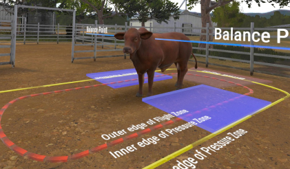 Cattle training in CattleVR